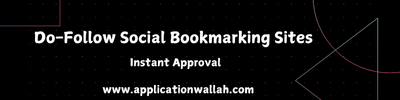 do follow social bookmarking sites list