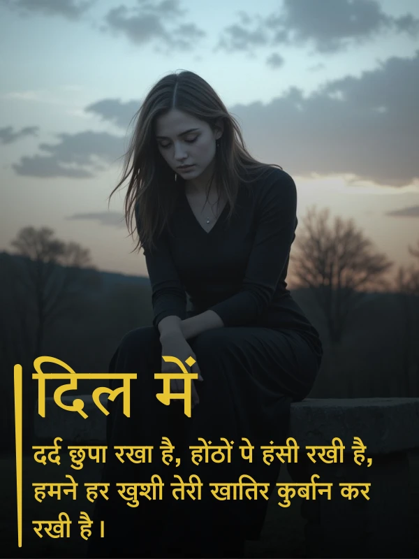 Sad Shayari for Girls