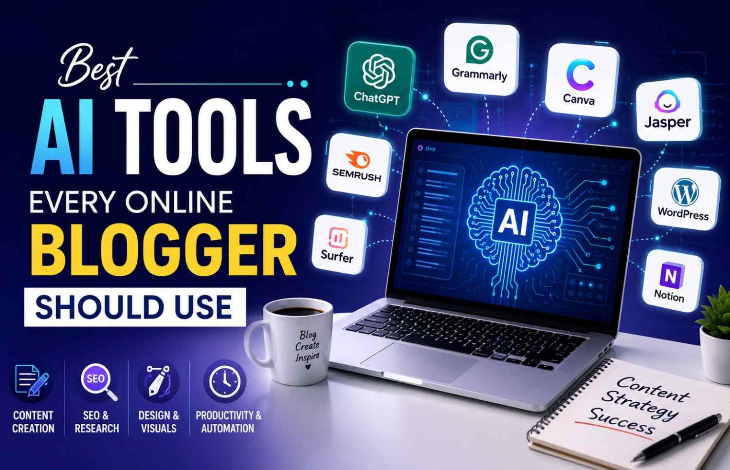 Best AI Tools Every Online Blogger Should Use in 26-2027