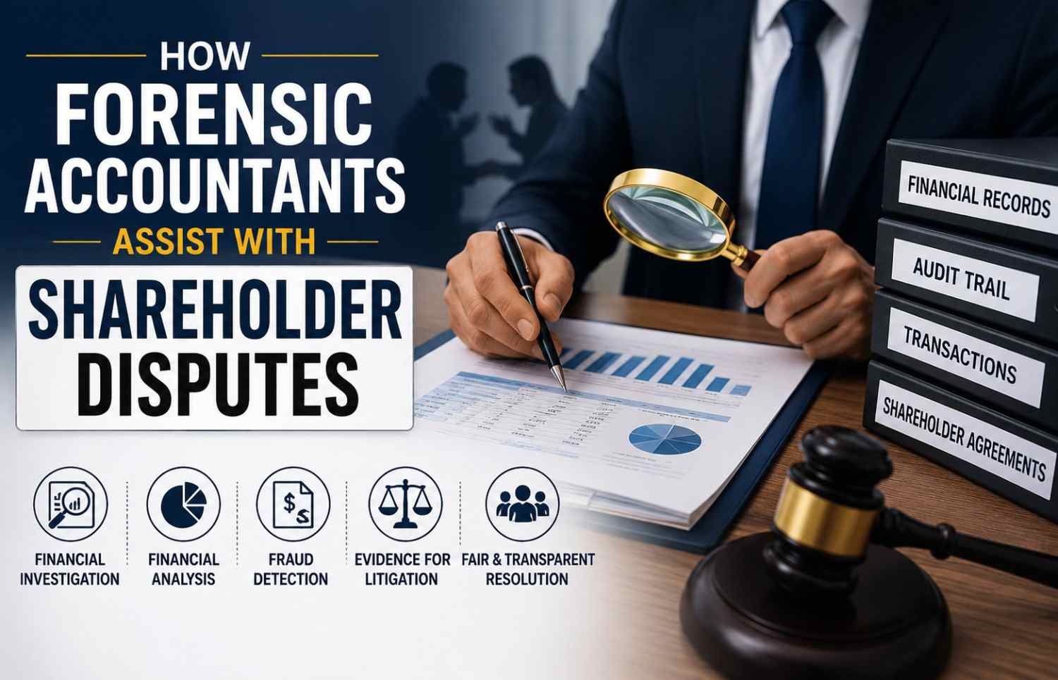 How Forensic Accountants Assist With Shareholder Disputes
